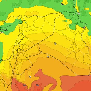 العراق | كُتلة هوائية مُعتدلة تؤثر على البلاد في النصف الثاني من الأسبوع وازدياد برودة الأجواء ليلاً