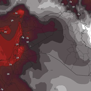 الأردن: أجواء حارة نسبيًا حتى الأربعاء واقتراب الهواء الحار من المملكة نهاية الأسبوع