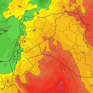 الأردن: يعقبه انخفاض متتابع على درجات الحرارة.. استمرار منخفض البحر الأحمر قرب حتى الاثنين