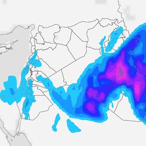 مراقبة نشوء حالة ماطرة واسعة النطاق وقوية على العراق مع النصف الثاني من الأسبوع الأول من شهر رمضان الفضيل