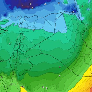 العراق | مؤشرات على موجة باردة للغاية اعتباراً من ليل الأحد/الإثنين مع انخفاض كبير في درجات الحرارة