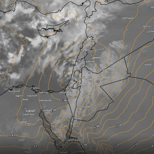 تحديث الساعة 2:30‎ صباحًا... زخات من الثلوج على أجزاء من الكرك والطفيلة والعاصمة عمان