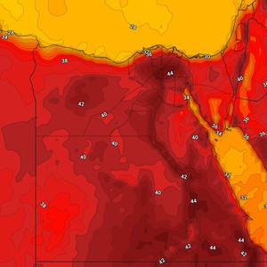 مصر | درجات حرارة ضمن إطار الـ 40 درجة مئوية في القاهرة الكبرى الأيام القادمة، وبوادر لموجة حارة في الأفق