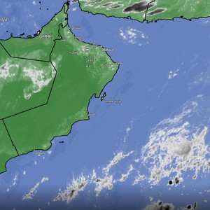 عُمان - 4:25 مساءا | تكاثر للسحب الركامية في أجزاء من السلطنة