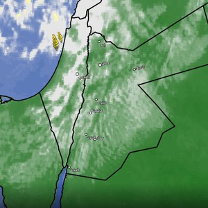 الأردن - تحديث الساعة 1:00 بعد الظهر | سُحب ماطرة تقترب من شمال واجزاء من وسط المملكة الساعات القليلة القادمة 