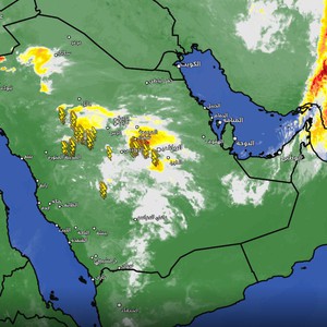 السعودية - تحديث الساعة 11:50 ليلاً | سُحب رعدية ماطرة تقترب من الرياض وأمطار مُتوقعة خلال قادم الوقت