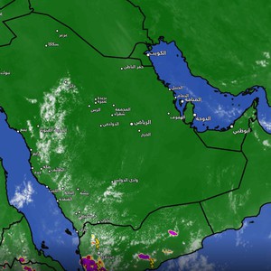 السعودية - تحديث الساعة 2:30م: بدء تكاثر السُحب الركامية على المرتفعات الغربية و الأمطار تشمل عِدّة مناطق الساعات القادمة