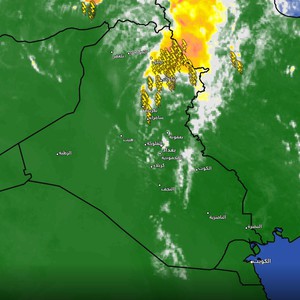 العراق - تحديث 11:45 صباحاً : أمطار رعدية مُتفاوتة الغزارة على أجزاء عِدّة من إقليم كردستان العراق