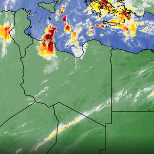 Libye | Attention : de fortes pluies continuent sur la côte ouest et une tempête de pluie se prépare à entrer dans la ville de Misrata dans les prochaines heures.