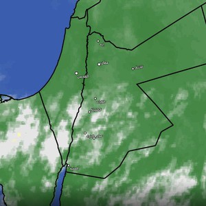 تحديث الساعة 8:00 مساءً | زخات من الأمطار على اجزاء محدودة من الأغوار الجنوبية ومحافظة معان