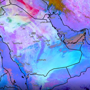 الكويت - تحديث الساعة 1:50 عصراً | عاصفة رملية قوية تتحرك نحو الدولة الساعات القادمة