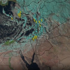 الأردن - تحديث الساعة 4:30 عصراً | الجبهة الهوائية الباردة تُشارف على عبور المناطق الوسطى