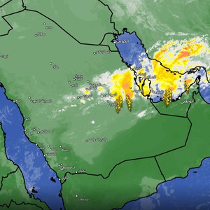 السعودية - تحديث الساعة 9:30صباحاً | زخات من الأمطار على بعض المناطق الوسطى والشرقية يصحبها الرعد أحياناً