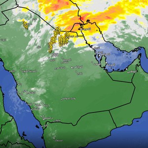 السعودية - تحديث الساعة 5:20 مساءً | سُحب رعدية على المناطق الشمالية تترافق بزخات من الأمطار والبَرَد في بعض المناطق