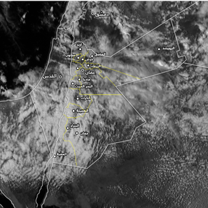 الأردن - تحديث الساعة 3:10 عصراً | تركز الأمطار في جنوب المملكة واستمرار فرص زخات متفرقة من الأمطار في بقية المناطق