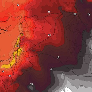 Good news regarding the weather in Jordan