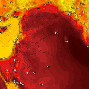 العراق | الأسبوع الأول من الصيف مُناخياً ... طقس شديد الحرارة والعُظمى على أعتاب الـ 50 مئوية في بغداد