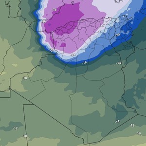 تفاصيل المنخفضات الجوية باردة متتالية على الجزائر خلال الثُلث الأول من نوفمبر