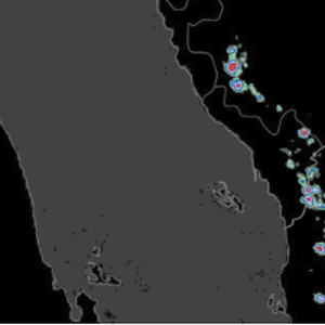 إستمرار فرصة زخات الامطار الرعدية محلية الطابع على جازان وعسير يومي السبت والاحد