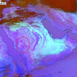تنبيه من رياح مثيرة للغبار والاتربة غرب المملكة نهار الاثنين
