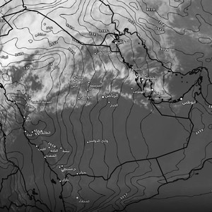 تحديث ال7:30 مساءاً .. إستمرار إندفاع السُحب الماطرة نحو الحدود الشمالية 