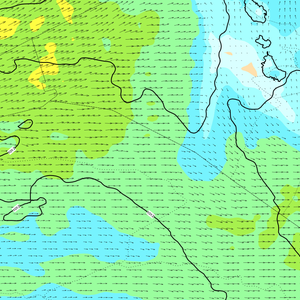 الثلاثاء .. رياح غربية نشطة السرعة مع هبات قوية متوقعة على اجزاء من الحدود الشمالية