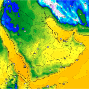 السعودية | تزايد شدة الليالي الباردة وفرص الصقيع في أجزاء من منطقة تبوك وأقصى شمال المدينة المنورة