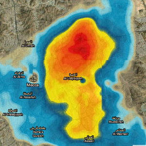 تحديث 4:00م | سُحب رعدية وأمطار متوقعة على مكة المكرمة عصر الخميس