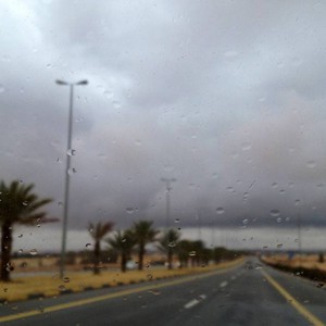 Saudi Arabia Wind, dust and rain opportunities on parts of Al-Jouf, Qurayyat and the northern border