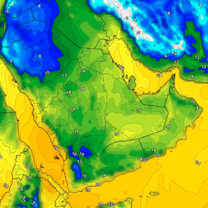 كُتلة هوائية باردة وجافة تؤثر على شمال المملكة نهاية الأسبوع وفرصة واردة لتشكل الصقيع