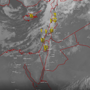 تحديث الساعة 12:15 صباحاً | المزيد من السحب الماطرة تتقدم نحو المملكة 