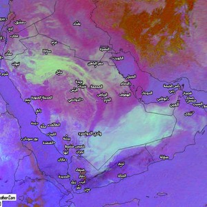 السبت .. عاصفة قوية من الغبار والأتربة تجتاح معظم مناطق وسط المملكة
