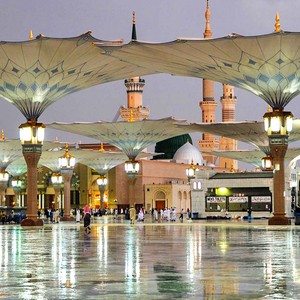 المدينة المنورة | زخات رعدية من المطر خلال الساعة القادمة