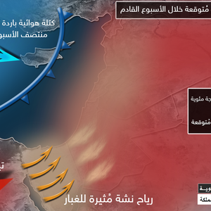 فصول السنة تزور البلاد الأسبوع القادم - أجواء حارة ومُغبرة تسبق الأجواء الباردة والماطرة !!