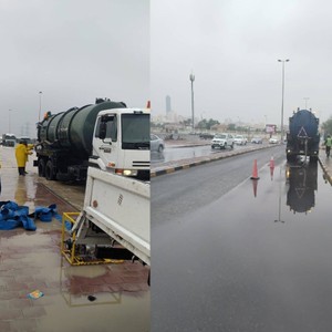 الأشغال : تجمعات الأمطار تركزت وسط الكويت وبعض المناطق الجنوبية وشبكات التصريف قادرة على استيعاب كميات الأمطار