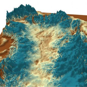 ناسا تكشف عن وجود خندق عملاق تحت جليد جزيرة غرينلاند!