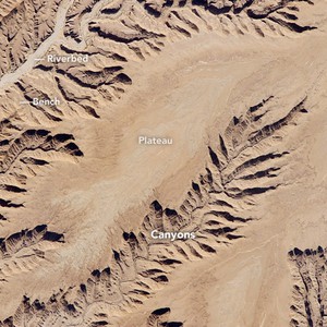 نهر جاف بالرياض من ضمن أفضل الصور الفضائية