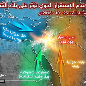 مع النصف الثاني من يوم الأحد.. اضطرابات جوية قوية متوقعة في المملكة