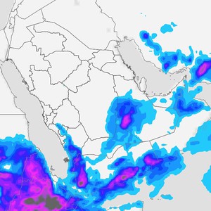 Saudi Arabia: Areas covered by rain forecasts in the Kingdom on Monday 8/19/2024