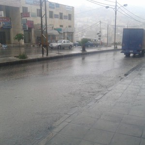 بالصور: أمطار غزيرة في عجلون