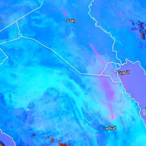 تحديث 12:30م : أجواء مُغبرة في أجزاء عِدّة من الكويت وانخفاض الرؤية الأفقية إلى أقل من 1000متر في بعض المناطق