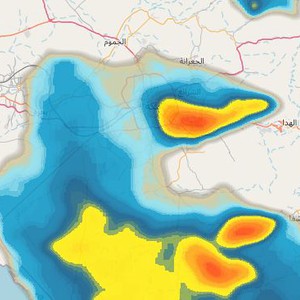 تحديث 7:50م: أمطار متوقعة على مكة المكرمة بعد قليل