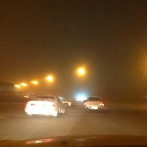 صور: موجة غبار تؤثر على حفر الباطن ليلة الأحد/الإثنين