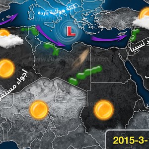 الحالة الجوية ليوم الأحد