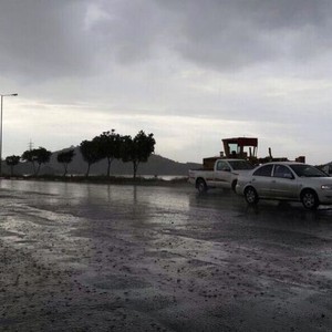 بالصور: الأمطار الغزيرة تروي أراضي جنوب الطائف 