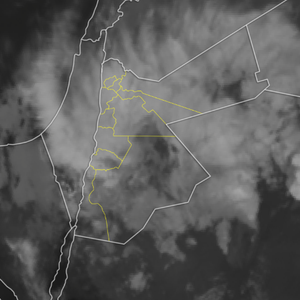 زخات من الأمطار على أجزاء من المنطقة الوسطى بما في ذلك العاصمة عمان هذه الأثناء