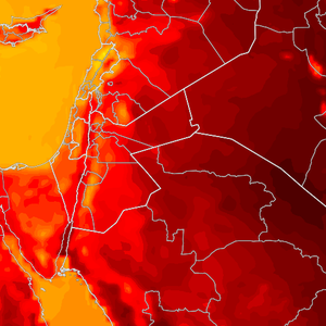 الأردن | لأول مرة هذا الشهر ... كُتلة هوائية حارة تقترب من المملكة وتبقى بعيدة عن المُدن الرئيسية