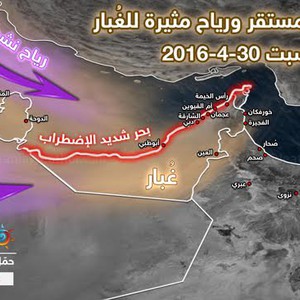 السبت: طقس غير مستقر يترافق مع رياح نشطة وغبار وبحر مضطرب