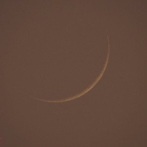 شاهد | رصد هلال الأول من ذي القعدة قبل قليل في سماء السعودية