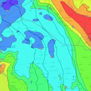 السعودية | رطوبة مرتفعة وفرص أمطار الأحد تشمل تبوك الجوف وحائل 